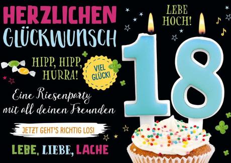 Gluckwunsche zum 18 ten geburtstag