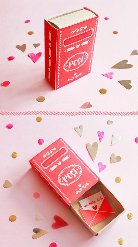 Geschenk fur valentinstag basteln
