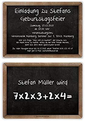 Einladungskarten geburtstag amazon
