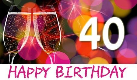 Gluckwunsche zum 40 igsten geburtstag