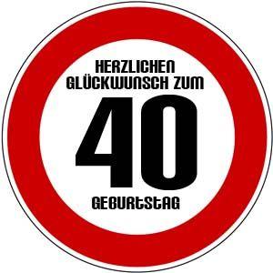 Gluckwunsche zum 40 igsten geburtstag