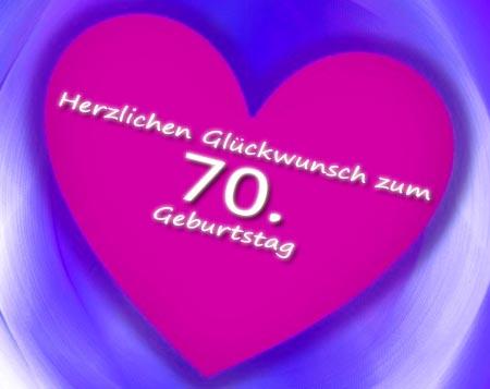 Geburtstagswunsche karte 70