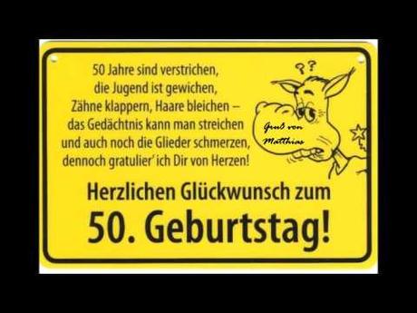 Gluckwunsche zum 50 ten geburtstag