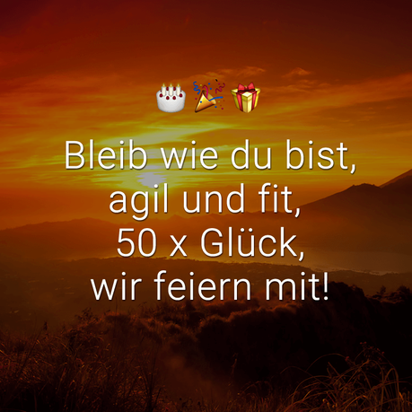 Gluckwunsche zum 50 ten geburtstag