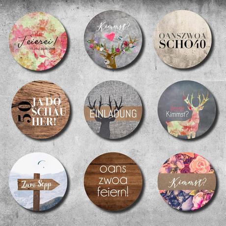 Einladungskarten geburtstag bayrisch