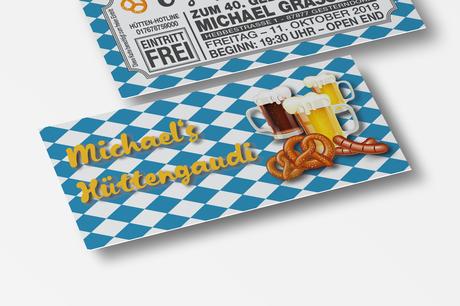 Einladungskarten geburtstag bayrisch