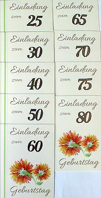 Einladungskarten geburtstag 25