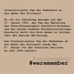 NEVER forget #weremember