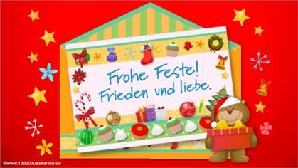 Kostenlos weihnachts e card versenden