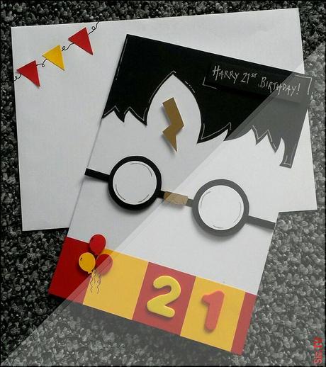 Geburtstag karte harry potter