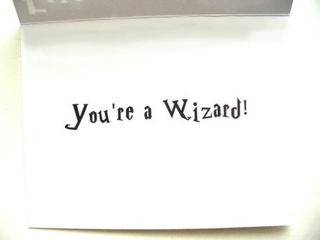 Geburtstag karte harry potter