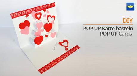 Geburtstag pop up karte basteln