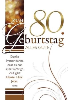 Bilder geburtstagskarte 80