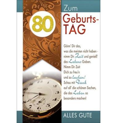 Bilder geburtstagskarte 80