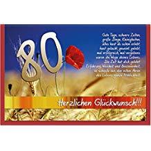 Bilder geburtstagskarte 80