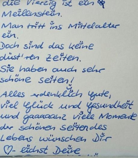 Geburtstagbpruche zum 40er