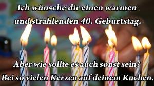 Geburtstagbpruche zum 40er