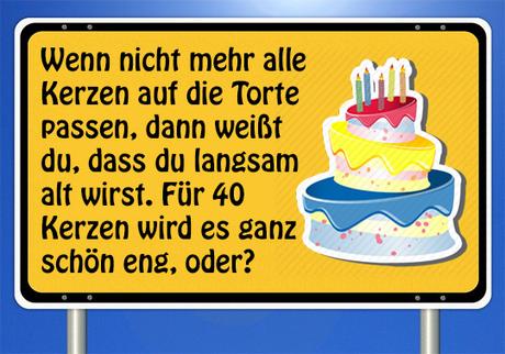 Geburtstagbpruche zum 40er