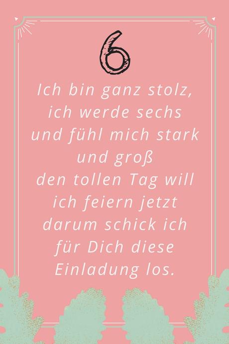 Geburtstag lustig 6 jahre