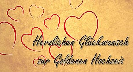 Kostenlose gluckwunschkarten goldene hochzeit