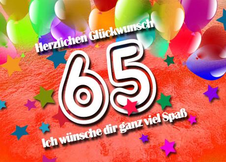 Spruche zum 65 geburtstag eines mannes