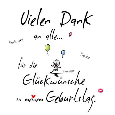 Spruch danke geburtstagswunsche
