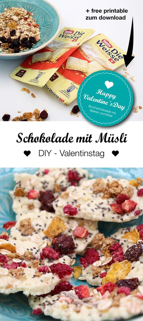 Valentinstag schokolade selber gestalten