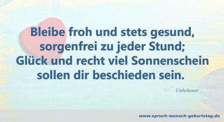 Suche gedichte zum geburtstag