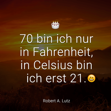Gluckwunsche zum 70 geburtstag bekannte