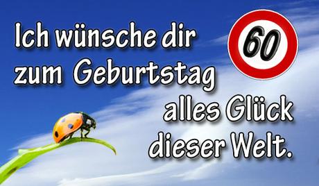 Geburtstagswunsche zum 60 ten mann
