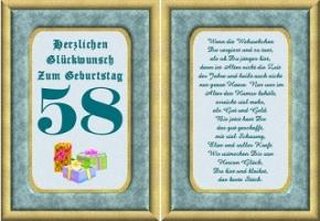 Lustige gluckwunsche zum 58 geburtstag