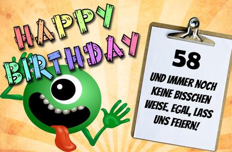 lustige bilder zum 58 geburtstag