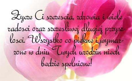 Geburtstag gedicht polnisch