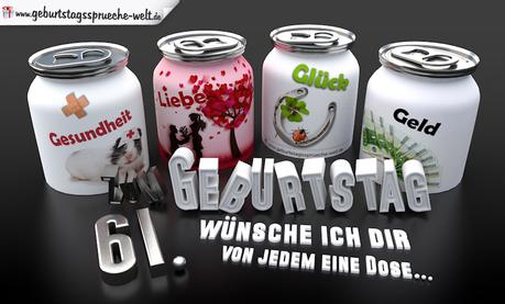 Spruche zum 61 geburtstag lustige