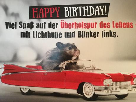 Geburtstag mit auto