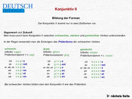 Wunsche mit konjunktiv 2