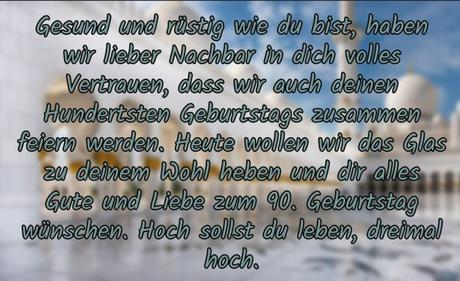 Wunsche zum 90sten geburtstag