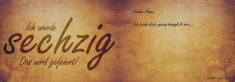 Spruche fur 60 geburtstag einladung