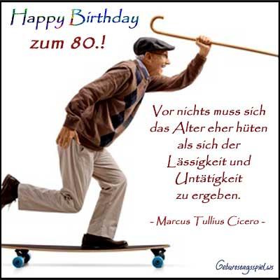 Gluckwunsche zum 80 geburtstag bekannte
