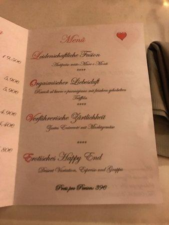 Valentinstag menu mannheim