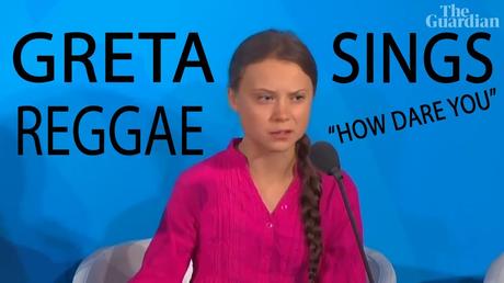 Greta Thunberg sings „HOW DARE YOU“ feat. Peter Tosh (Video)