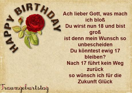 Gluckwunsche zum geburtstag von den eltern