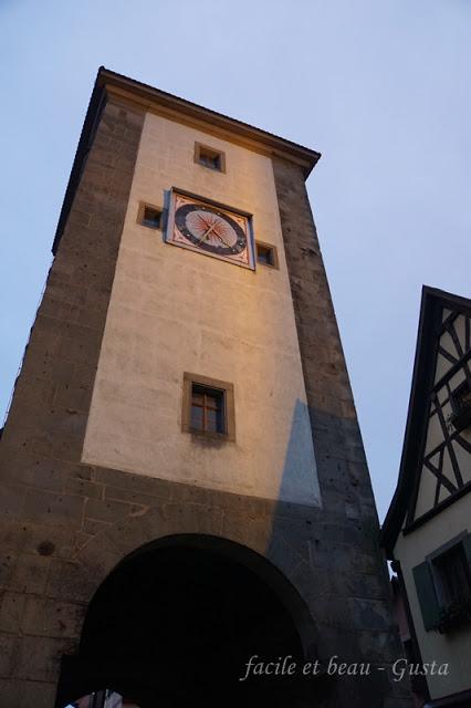 Rothenburg ob der Tauber bei Nacht