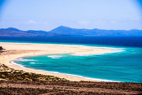 Wassertemperatur Fuerteventura: Strand Playas de Sotavento