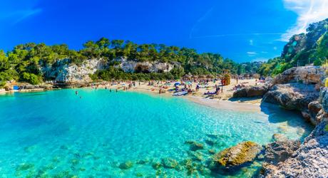 Wassertemperatur Mallorca: Strand Cala Llombards