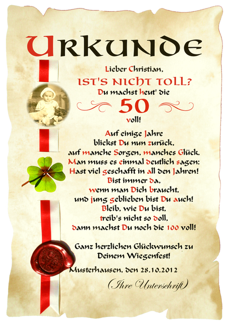 Spruche zum 50 geburtstag mann geschenk