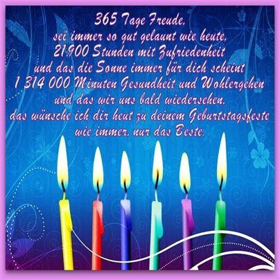 Ich wunsche dir 365 tage freude