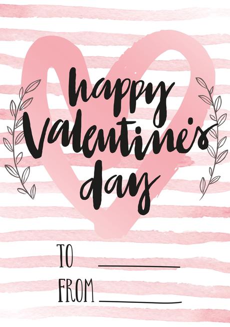 Karte zum valentinstag zum ausdrucken