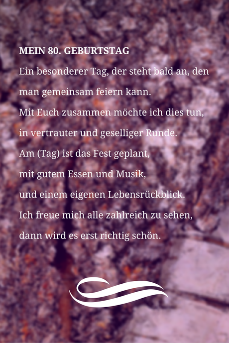 Geburtstagswunsche fur oma zum 80