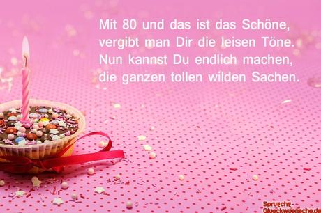 Geburtstagswunsche fur oma zum 80
